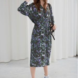 & Other Stories - Sheer midi kaftan dress